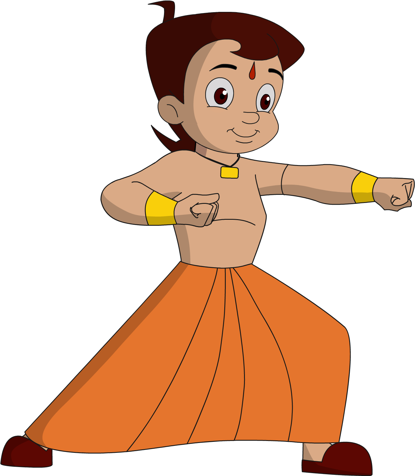 Chhota Bheem Animated Character Pose