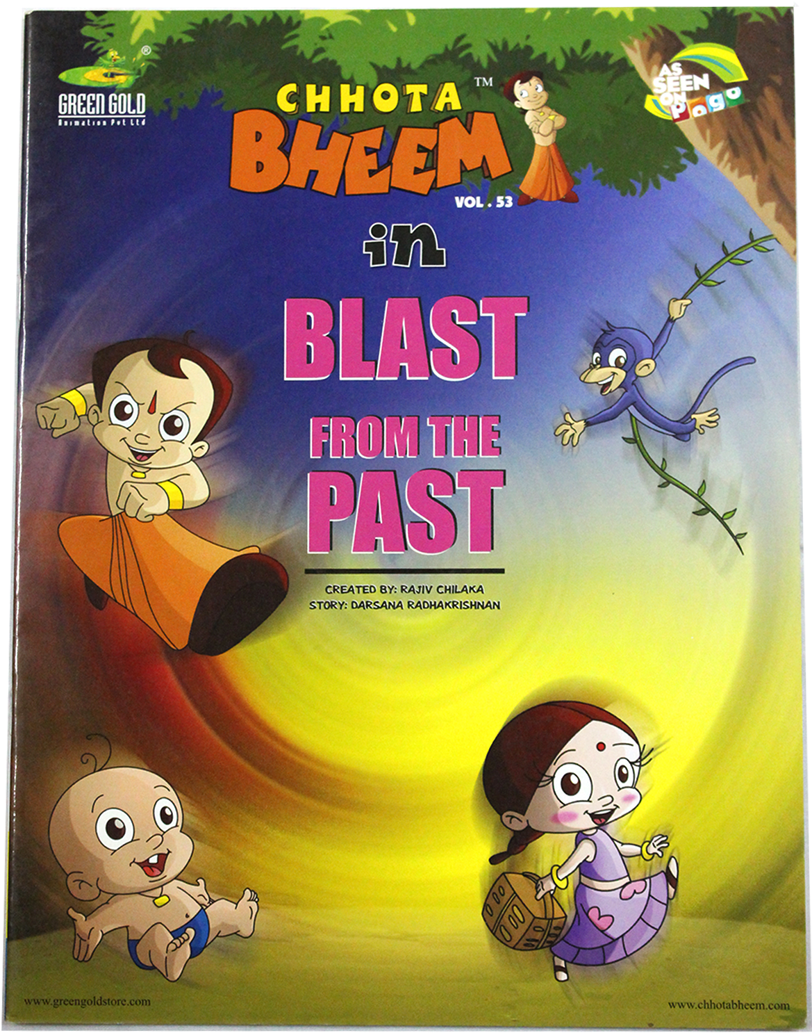 Chhota Bheem Blast From The Past Comic Cover