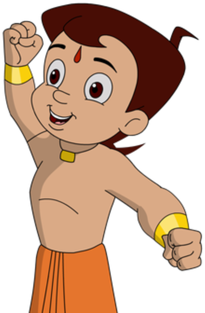 Chhota Bheem Celebrating Victory