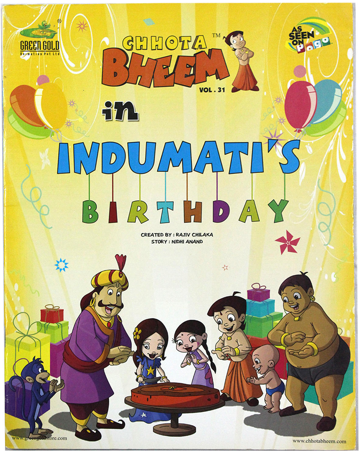 Chhota Bheem Indumatis Birthday Volume31 Cover