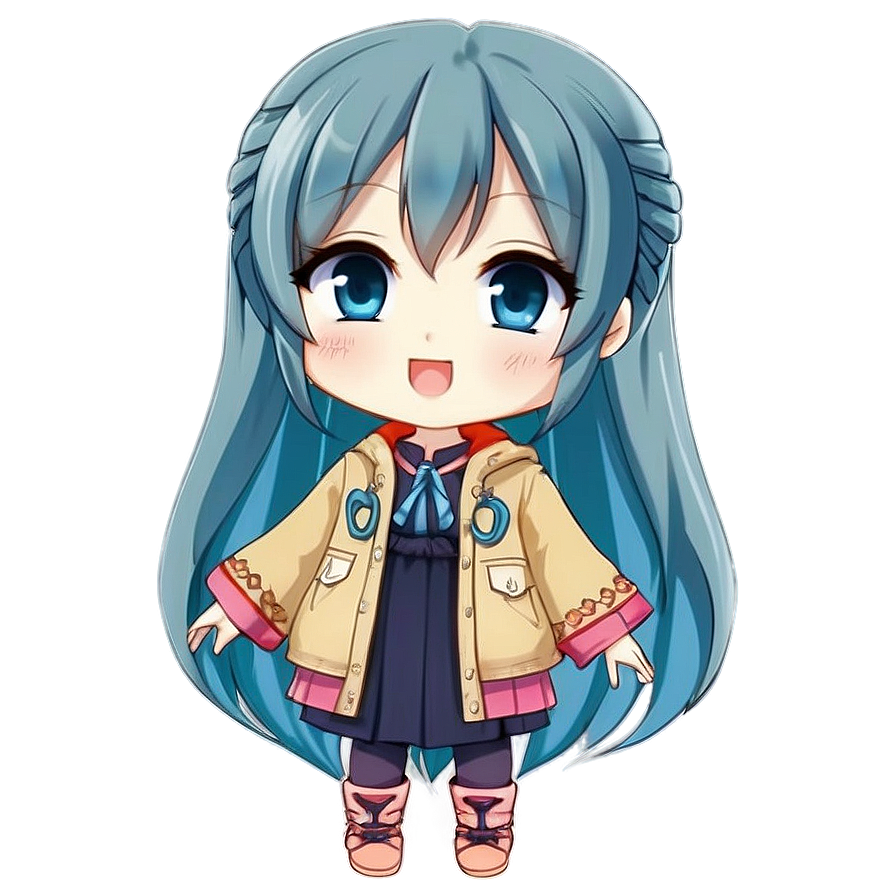 Chibi Anime Girl PNG 61 PNG with transparent background