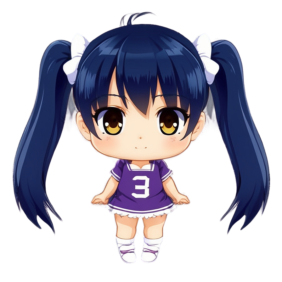 Chibi Anime Girl PNG ojt PNG with transparent background