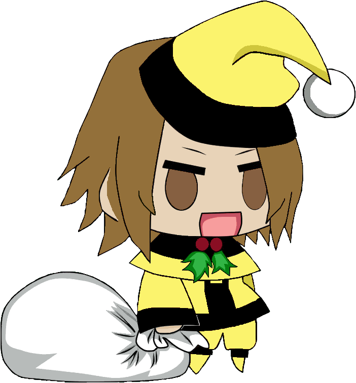 Chibi Characterin Santa Costume