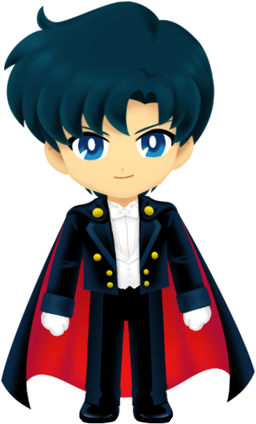 Chibi Characterin Tuxedo Cape