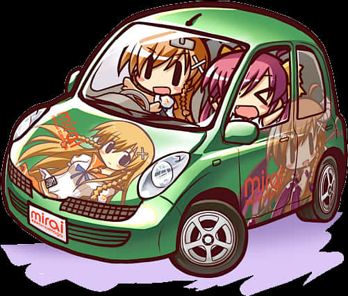 Chibi Characters Road Trip