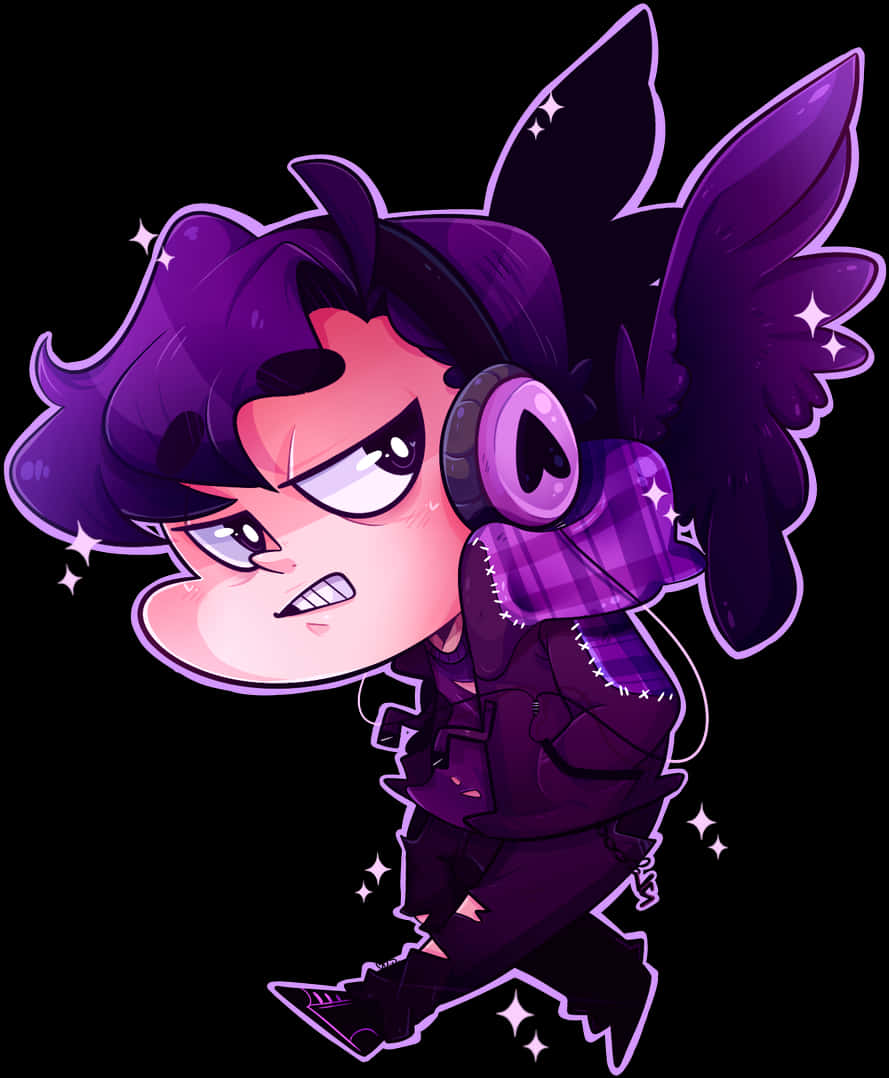 Chibi D Jwith Wings