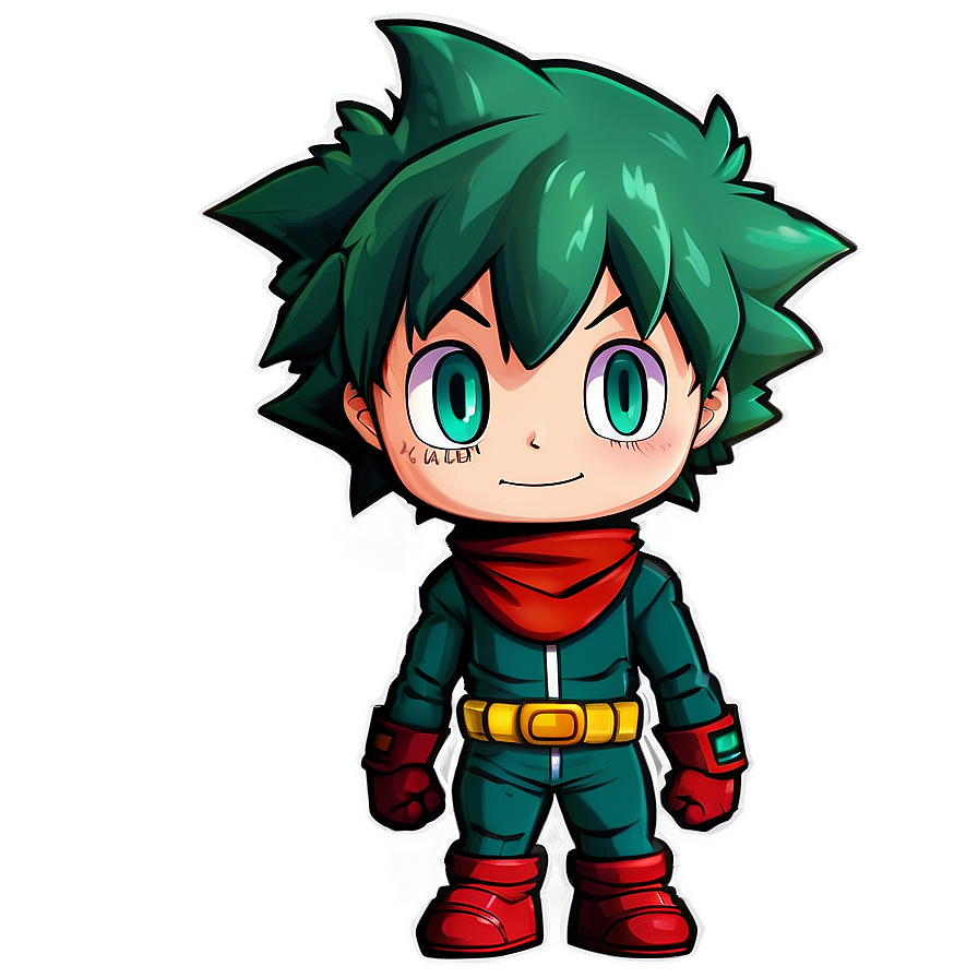 Chibi Deku PNG pfq17 PNG with transparent background