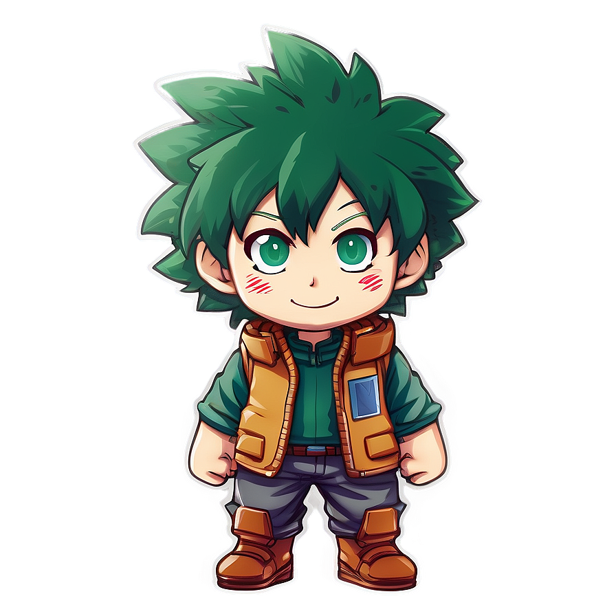 Chibi Deku PNG wru68 PNG with transparent background