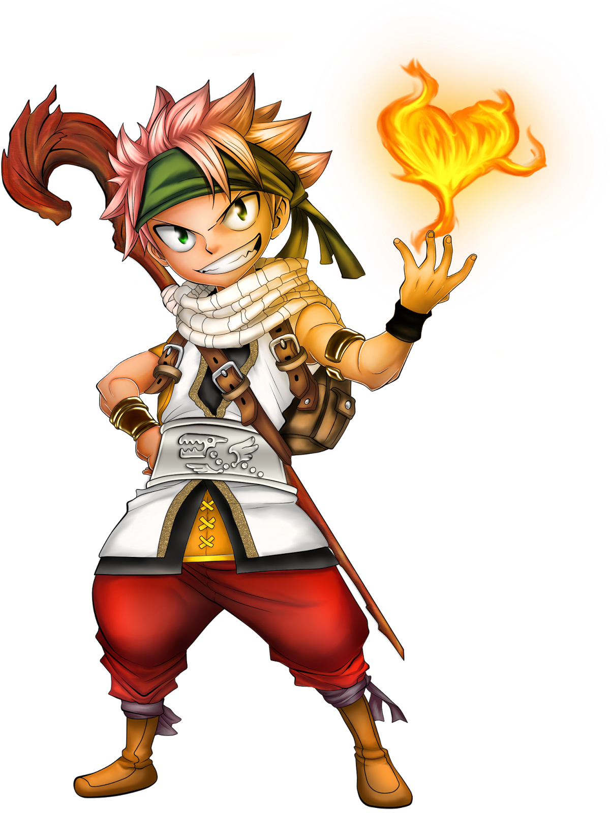 Chibi Fire Mage Character