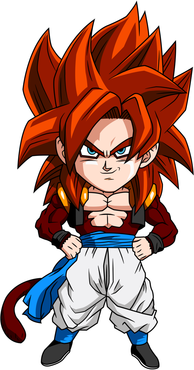 Chibi Gogeta Ssj4, HD Png Download PNG with transparent background