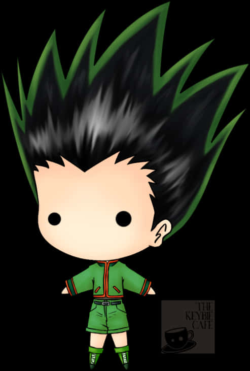 Chibi Gon Fanart PNG with transparent background