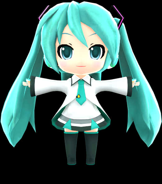 Chibi Hatsune Miku Figure