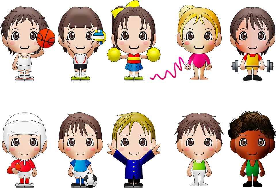 Chibi Kids, Sports, Chibi, Boy, Ball, Character, Young - Child Chibi, HD Png Download PNG with transparent background