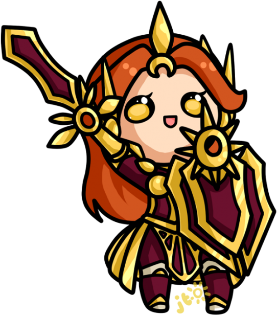 Chibi_ Leona_ League_of_ Legends