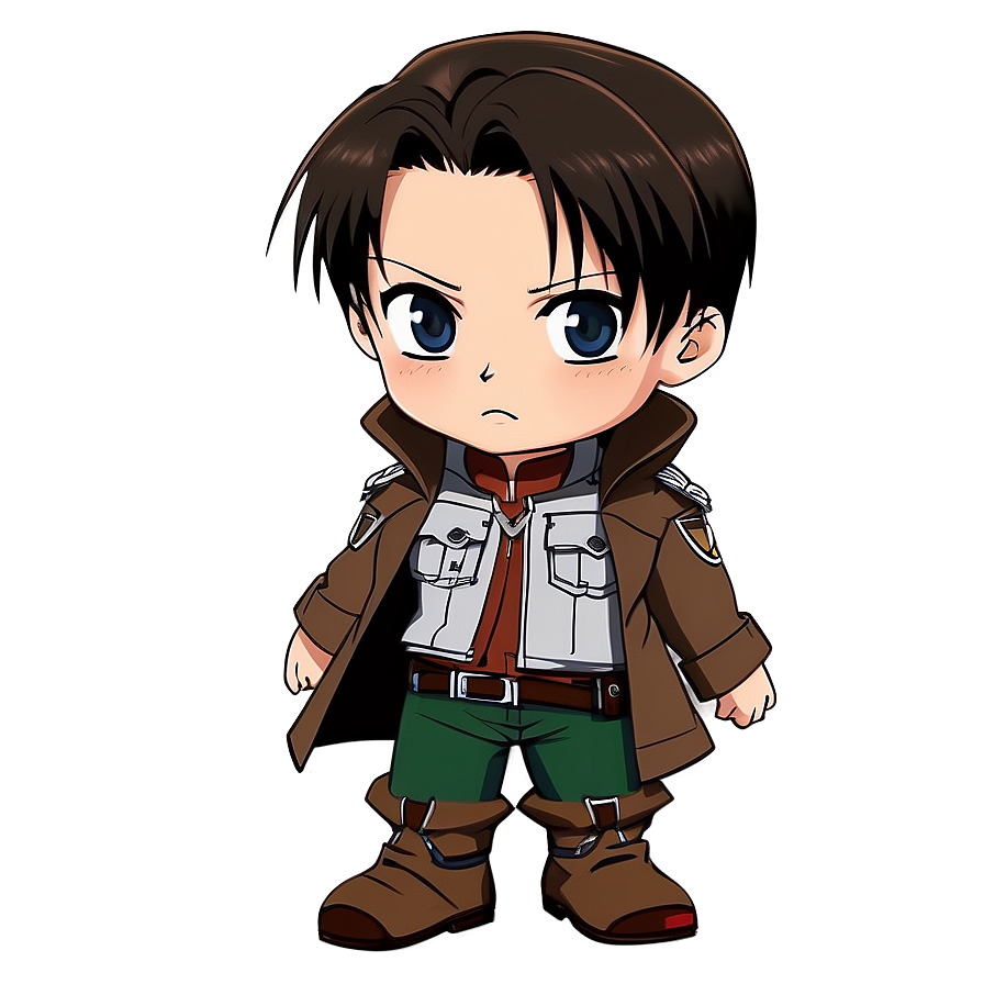 Chibi Levi Cute PNG lwk91 PNG with transparent background