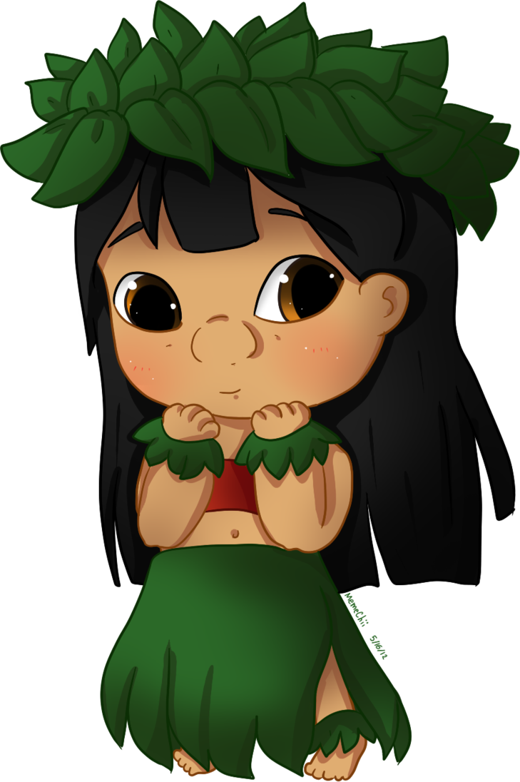 Chibi Liloin Hula Outfit