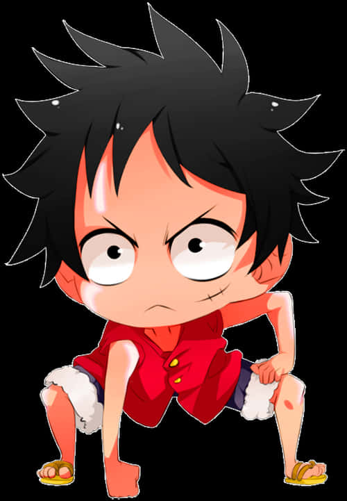 Chibi Luffy One Piece Character