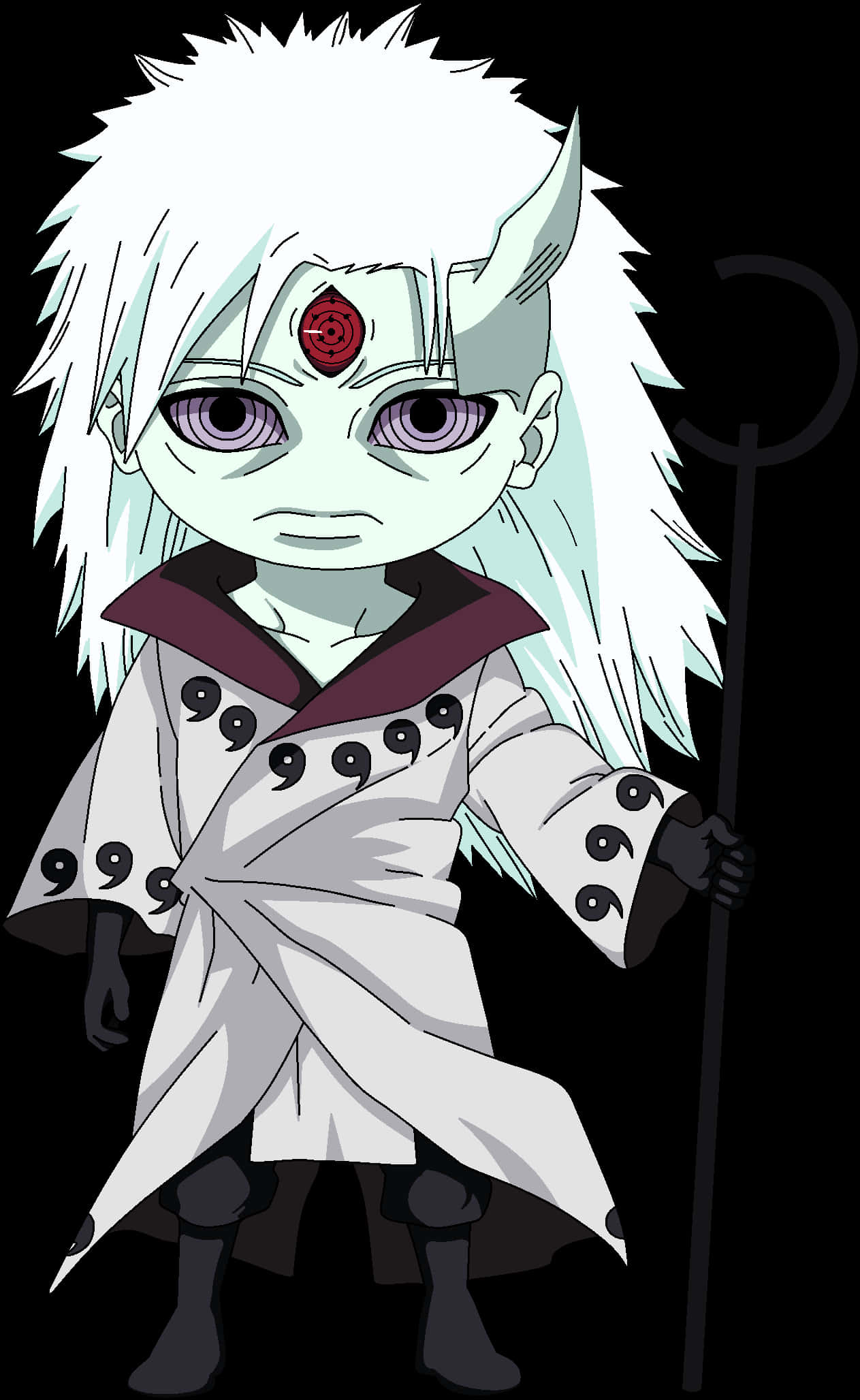 Chibi_ Madara_ Uchiha_ Anime_ Character PNG with transparent background
