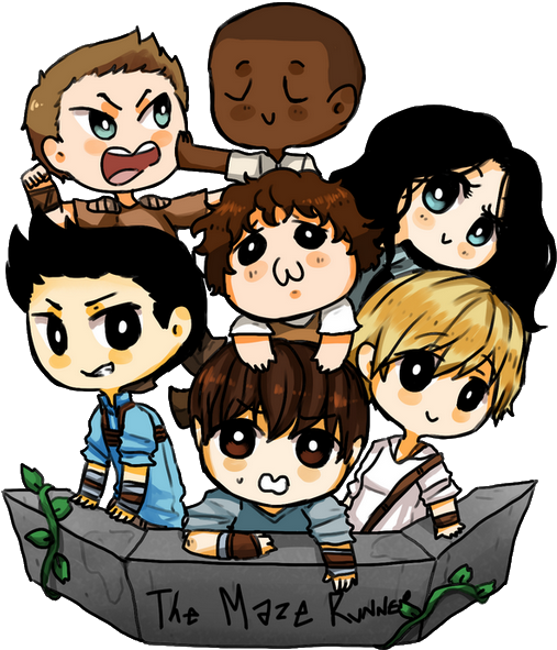 Chibi_ Maze_ Runners_ Illustration