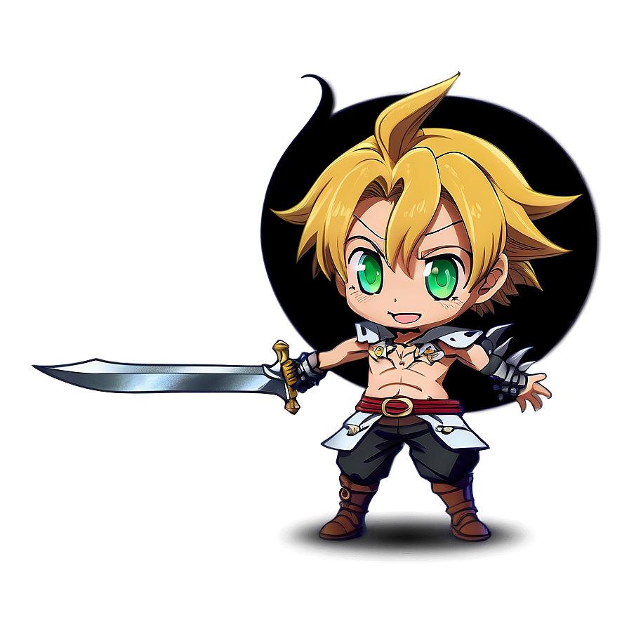 Chibi Meliodas Cute PNG bug36 PNG with transparent background