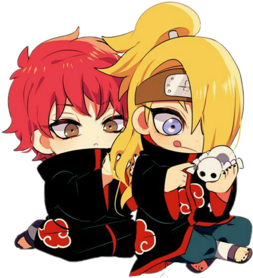 Sasori Deidara Sasodei Naruto Narutoshippuden Anime - Naruto Anime Cute, HD Png Download PNG with transparent background