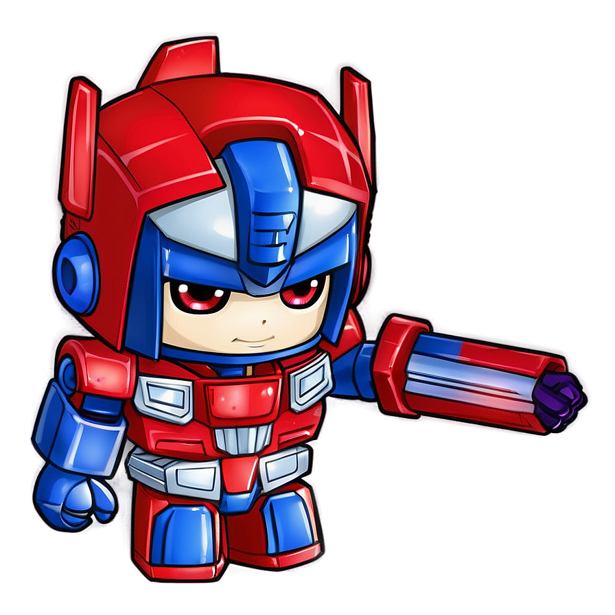 Chibi Optimus Prime Cute Version Png Sbp