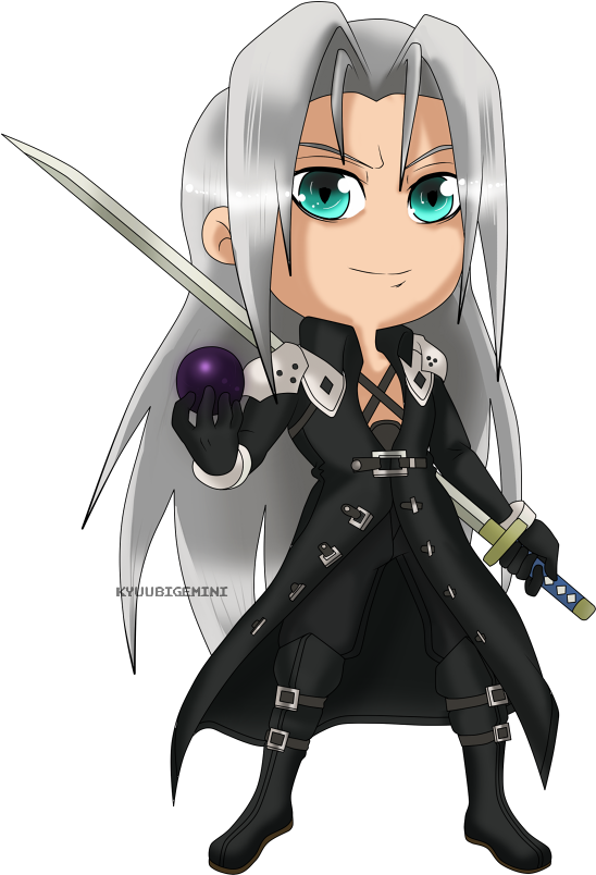 Chibi Sephiroth Png, Transparent Png PNG with transparent background