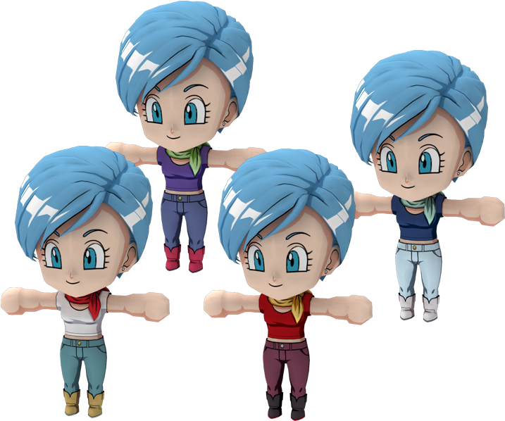 Chibi Style Bulma Variations