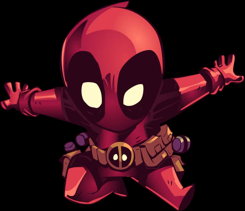 Deadpool Clipart Derek Laufman - Deadpool Chibi Png, Transparent Png PNG with transparent background