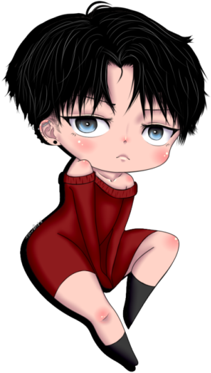 Chibi Style Mikasa Ackerman