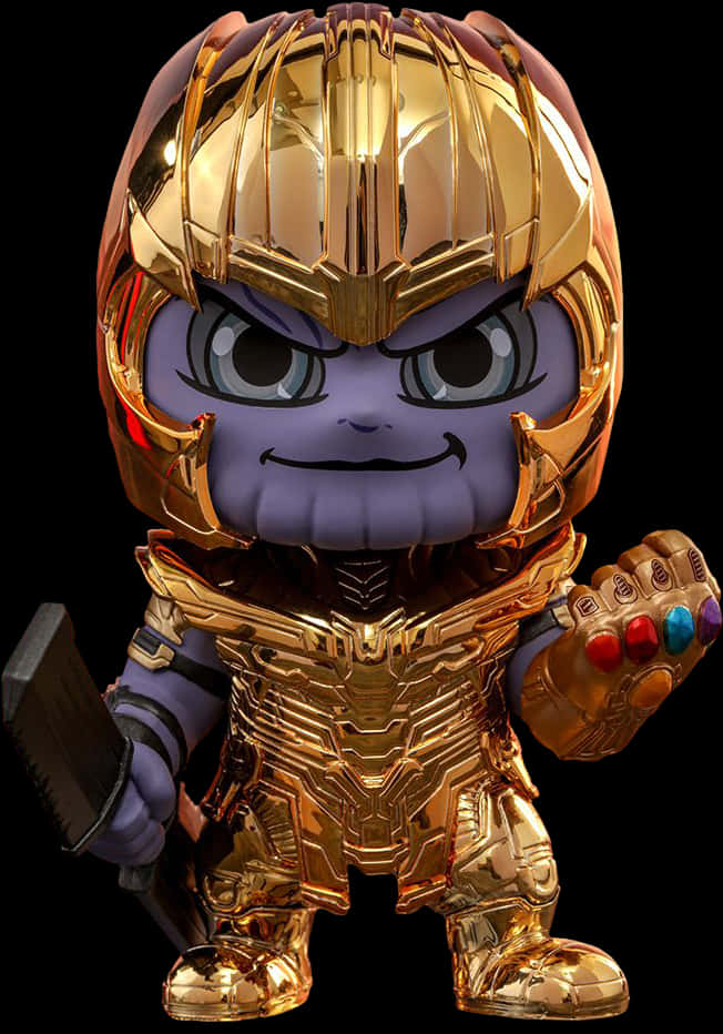 Chibi Style Thanos Figure