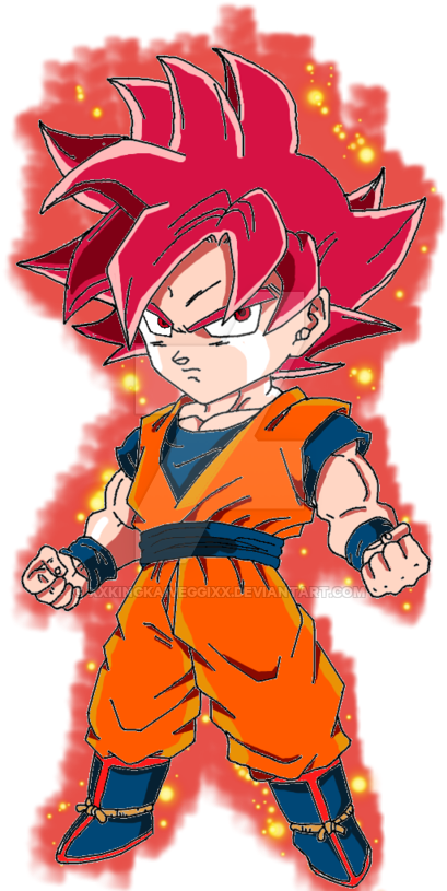 Chibi Super Saiyan God, HD Png Download PNG with transparent background