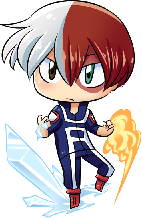 Chibi Todoroki Hero Pose