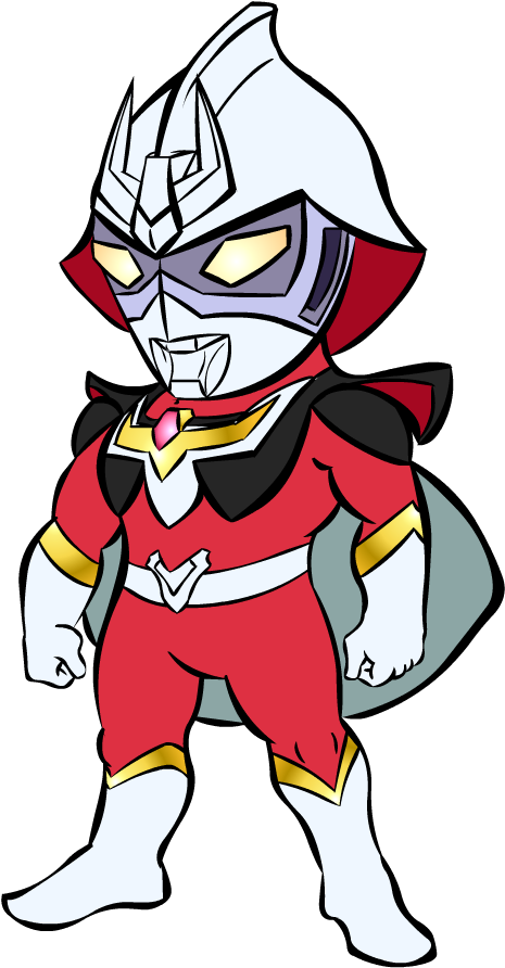 Chibi Ultraman Character Art