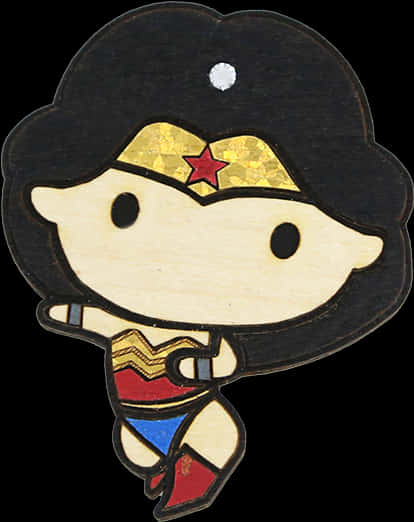 Chibi Wonder Woman Cutout