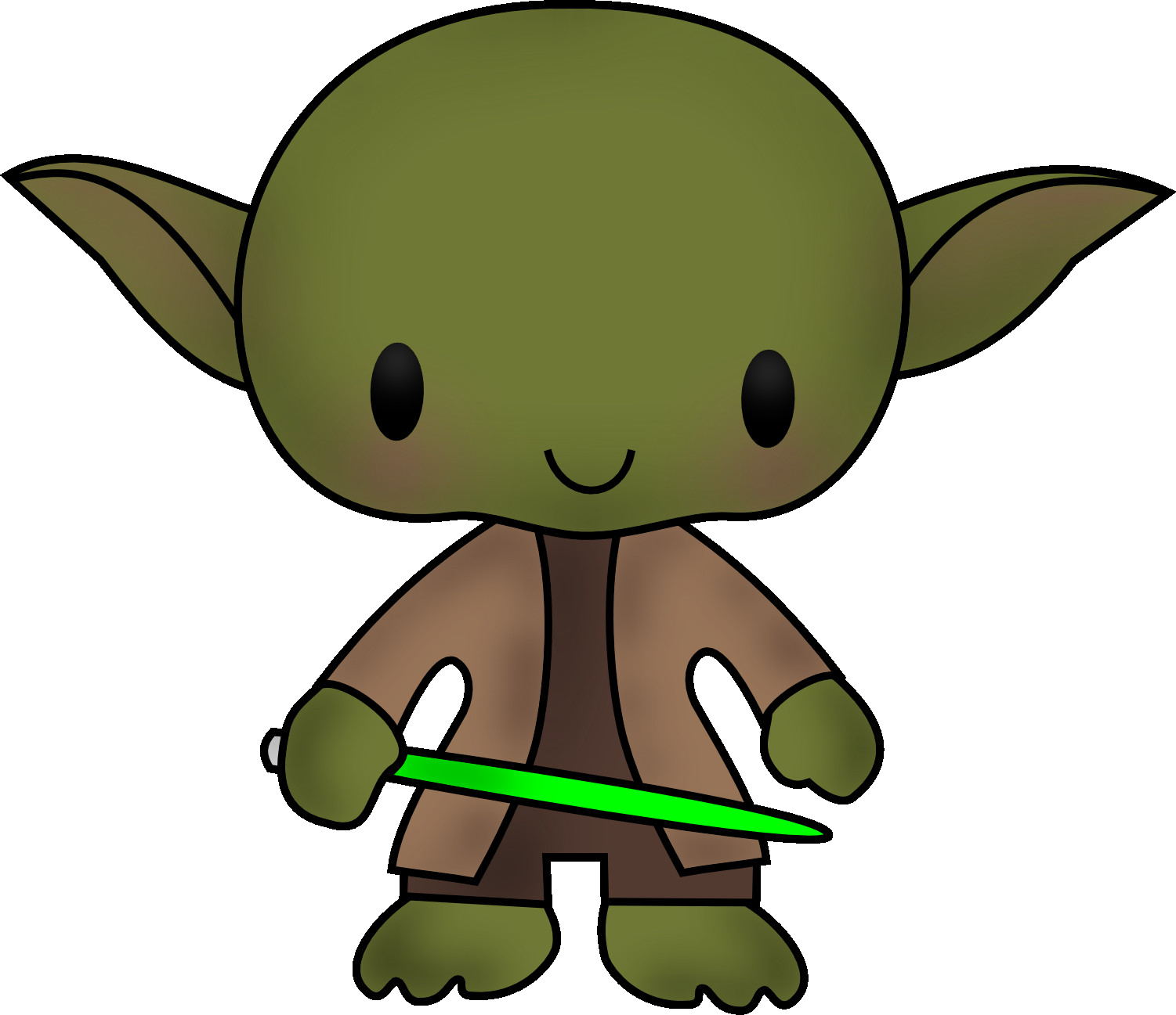 Chibi Yodawith Lightsaber.png