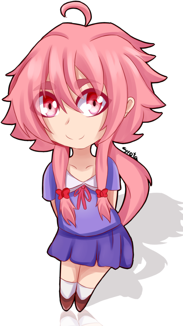 Yuno Gasai Png - Yuno Gasai Chibi Png, Transparent Png PNG with transparent background