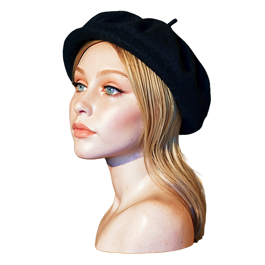 Chic Beret Silhouette Png 84