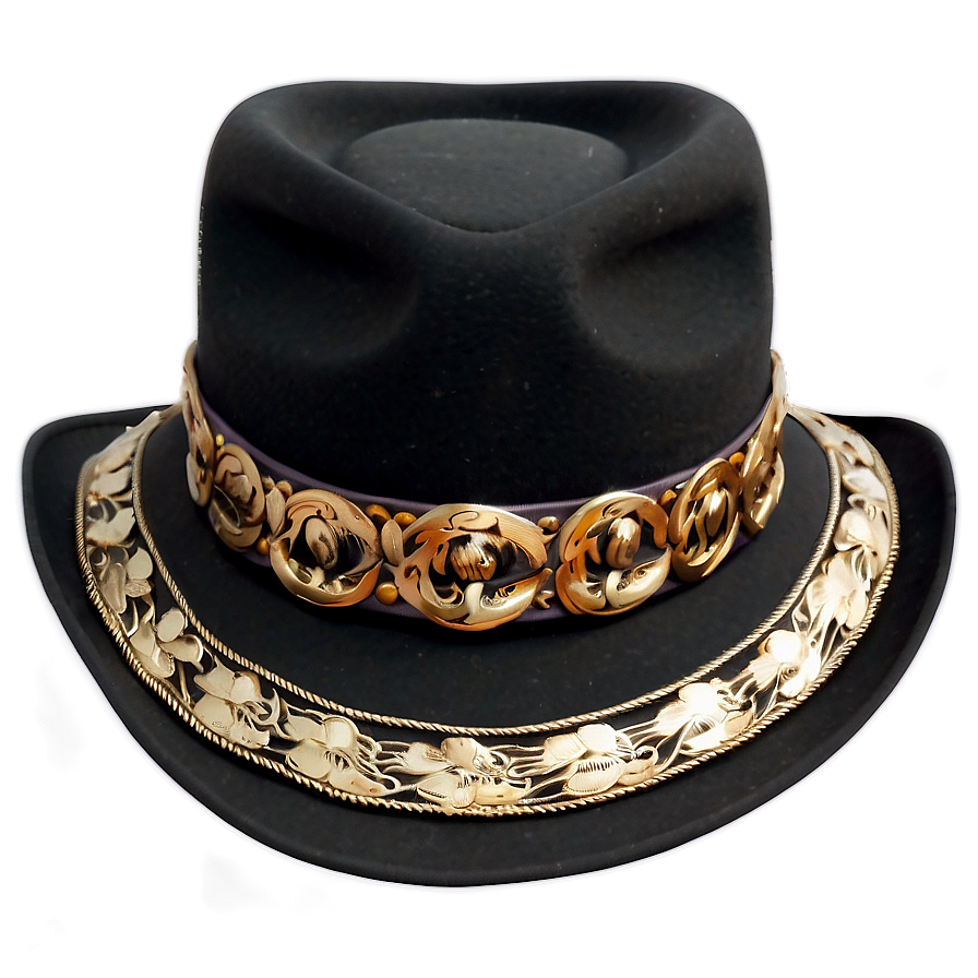 Chic Black Cowboy Hat Png Kdw