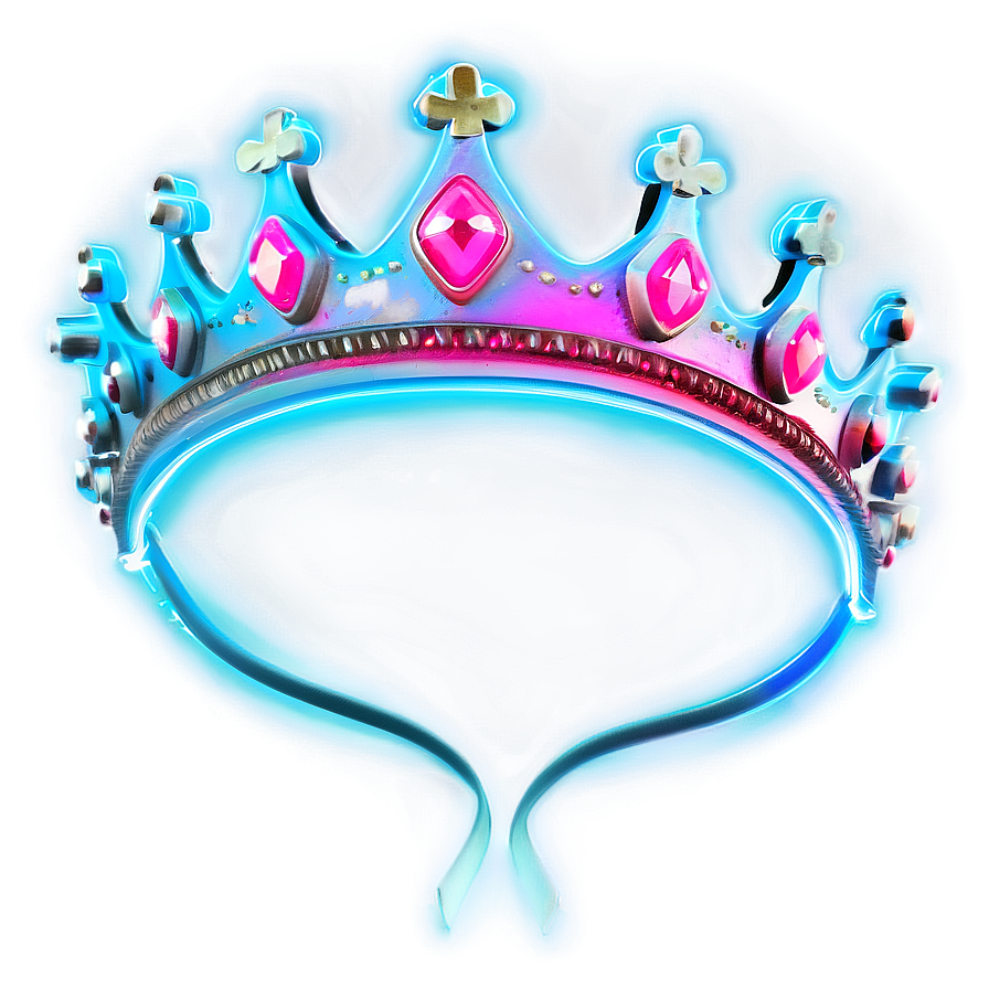 Chic Neon Crown Png Lve37