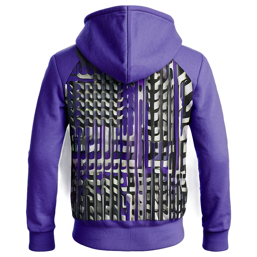 Chic Purple Hoodie Drawing Png 06292024