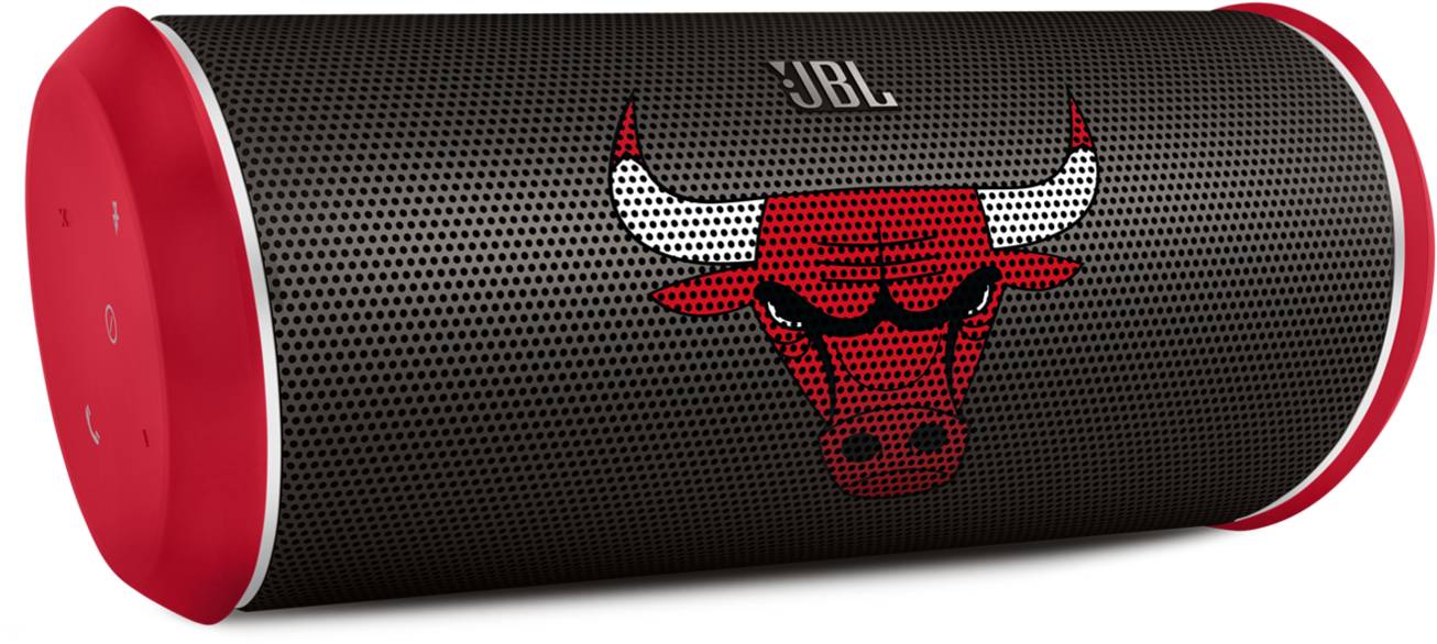 Chicago Bulls Branded Speaker PNG with transparent background