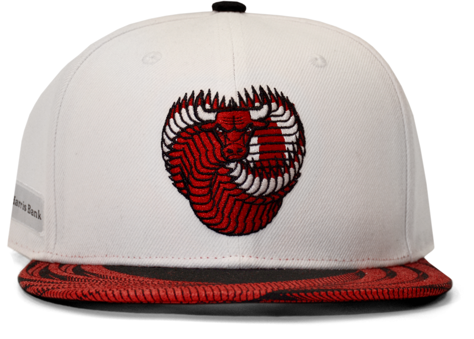 Chicago Bulls Logo Baseball Cap PNG with transparent background