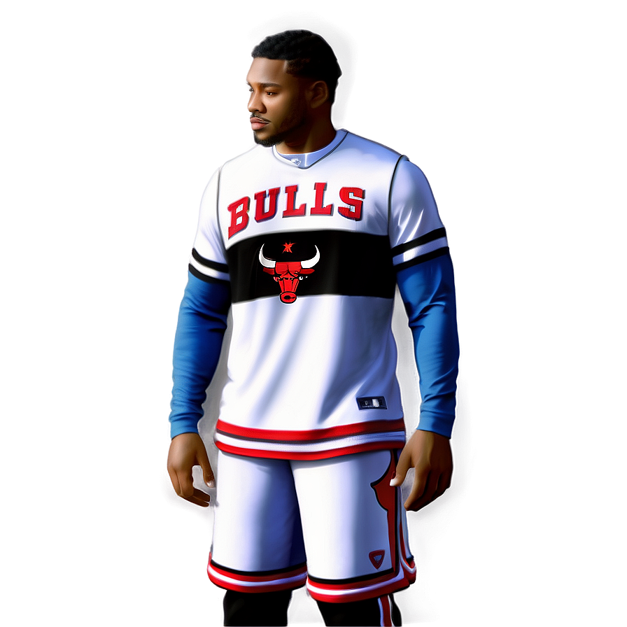 Chicago Bulls Warm-Up Suits PNG yol81 PNG with transparent background