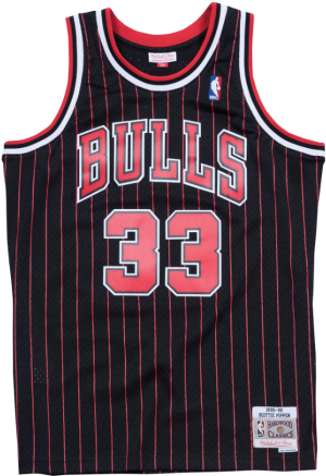 Chicago Bulls33 Jersey PNG with transparent background