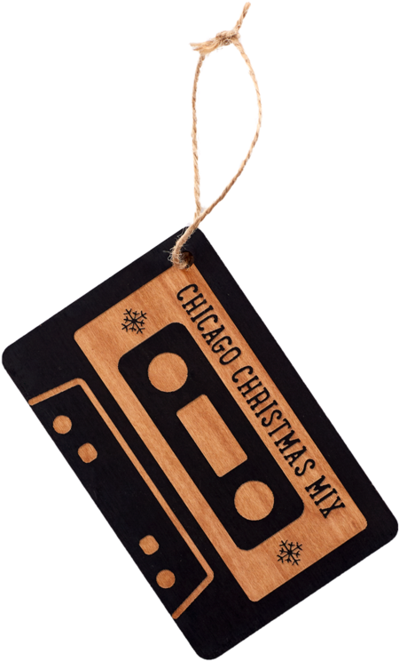 Chicago Christmas Mix Cassette Tag