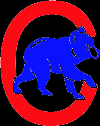 Chicago Cubs Bear Logo Graphic