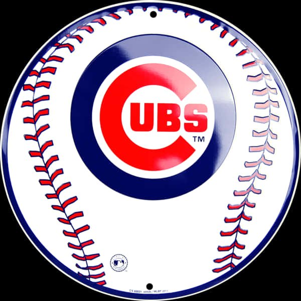 Chicago Cubs Logo Baseball Plate