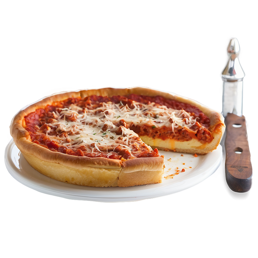 Chicago Deep Dish Pizza Png Iff40