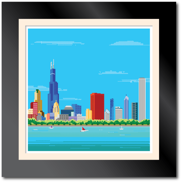 Chicago Skyline Png, Transparent Png PNG with transparent background